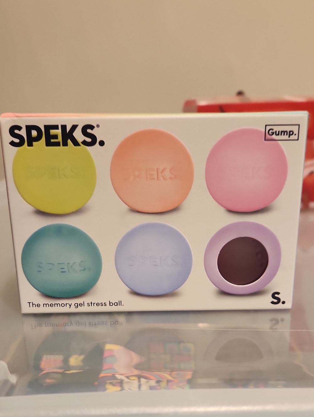 SPEKS Memory Gel Stress Ball Set - Pastel Multi-Color 6 Pack